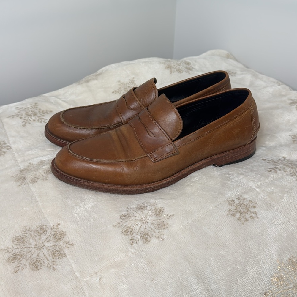 Men’s Coach Leather Shoes Size 9 - Picture 2 of 5